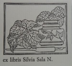 Stampa Ex Libris di Silvia Sala 1990